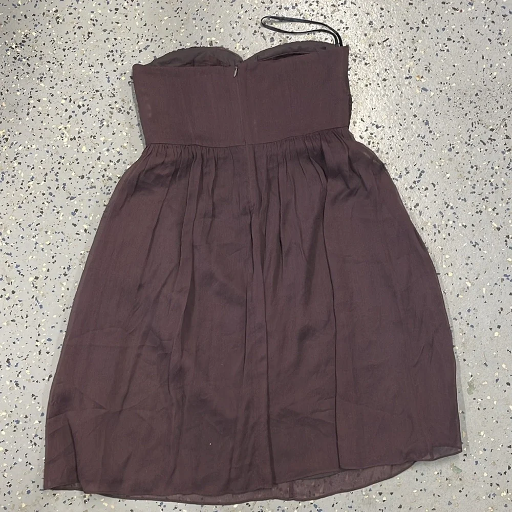 NWT J. Crew Taryn 100% Silk Chiffon Mini Dress Size 4
